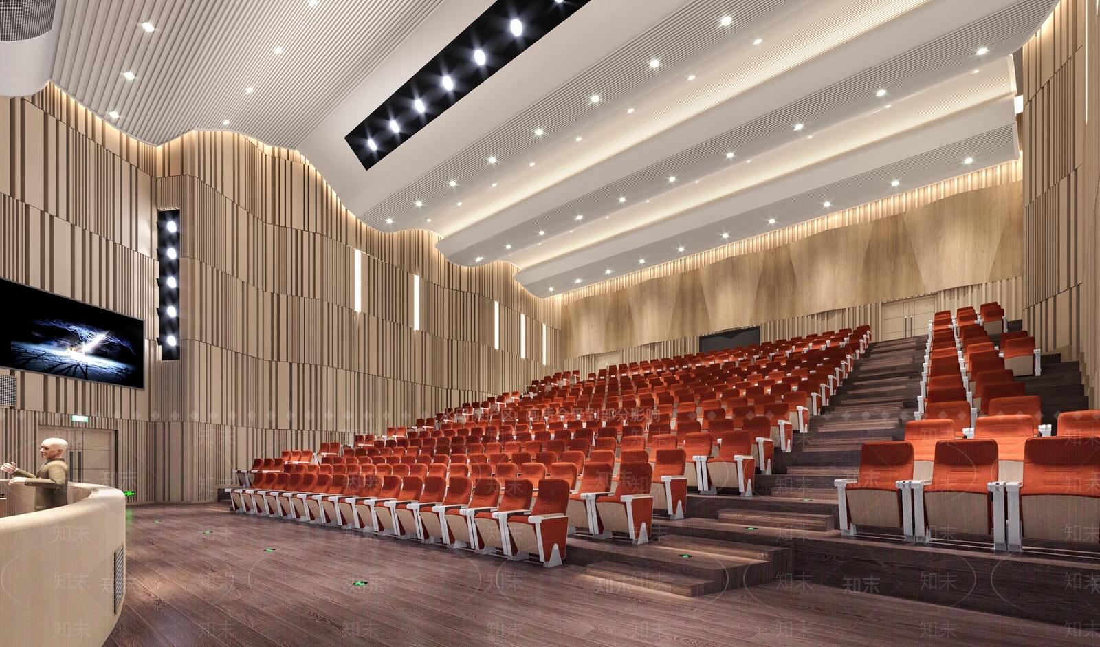 现代剧场3D模型下载【ID:1141682829】_知末3d模型网