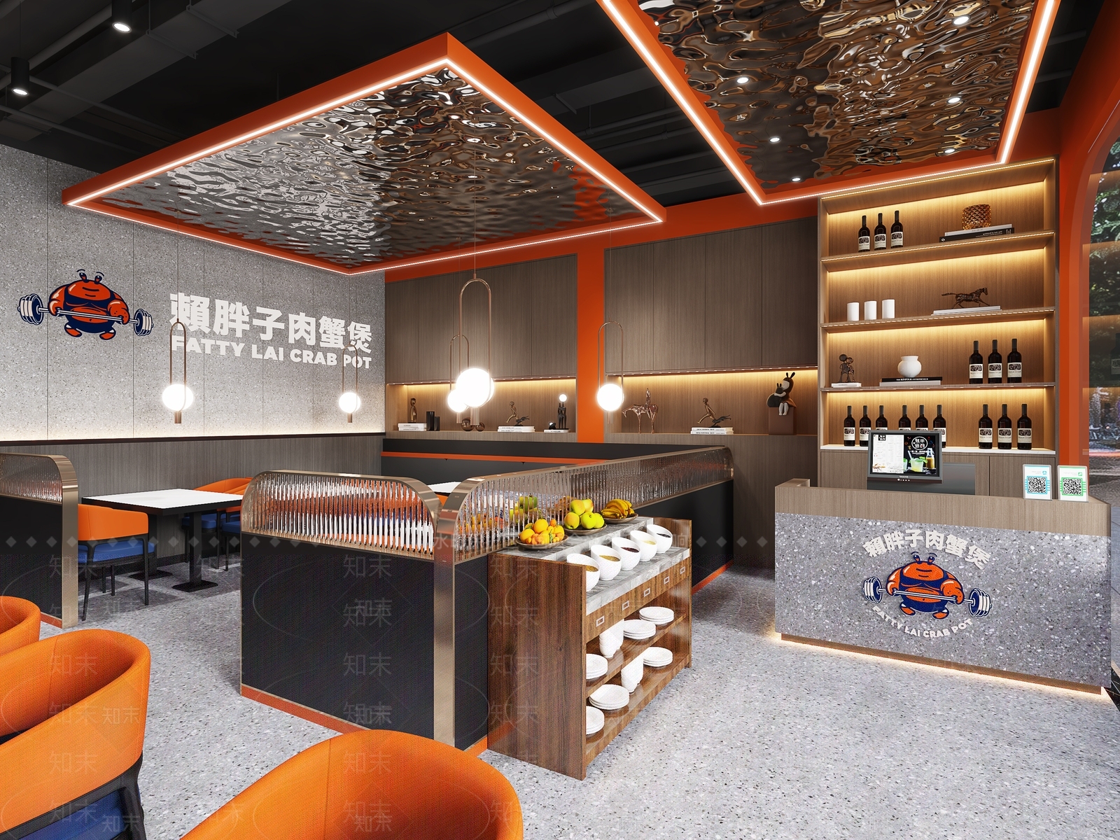 现代快餐店3D模型下载【ID:1213929411】