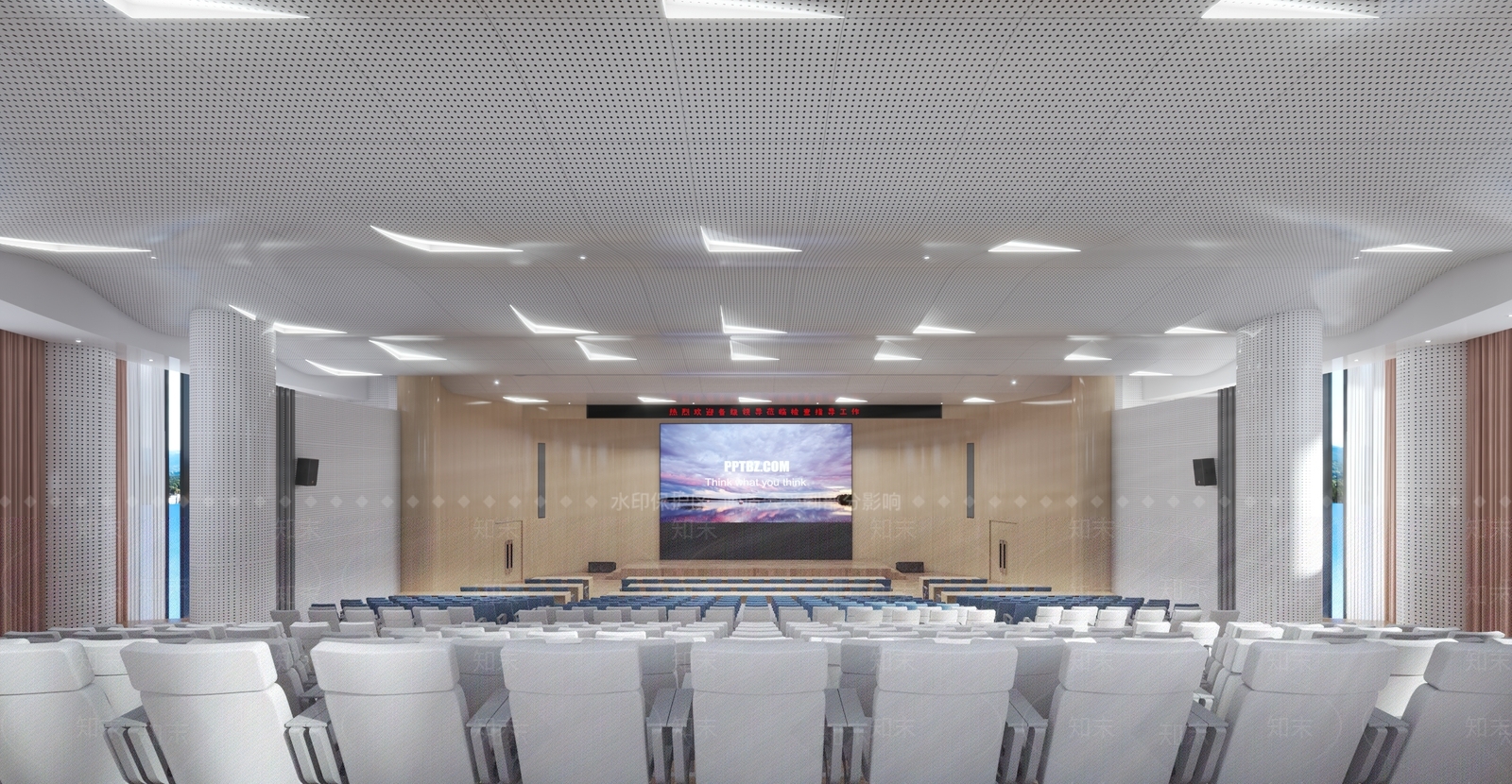 现代报告厅3D模型下载【ID:1141685531】