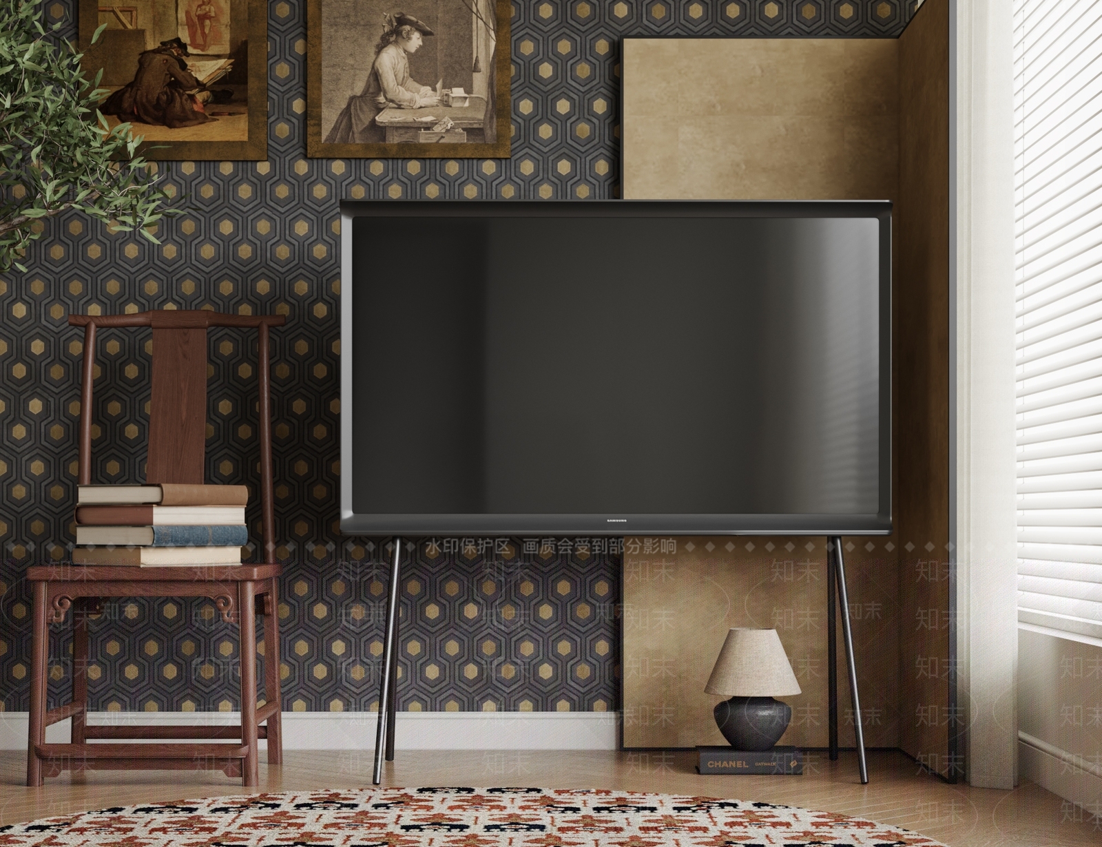 三星电视机SU模型下载【ID:1141695684】