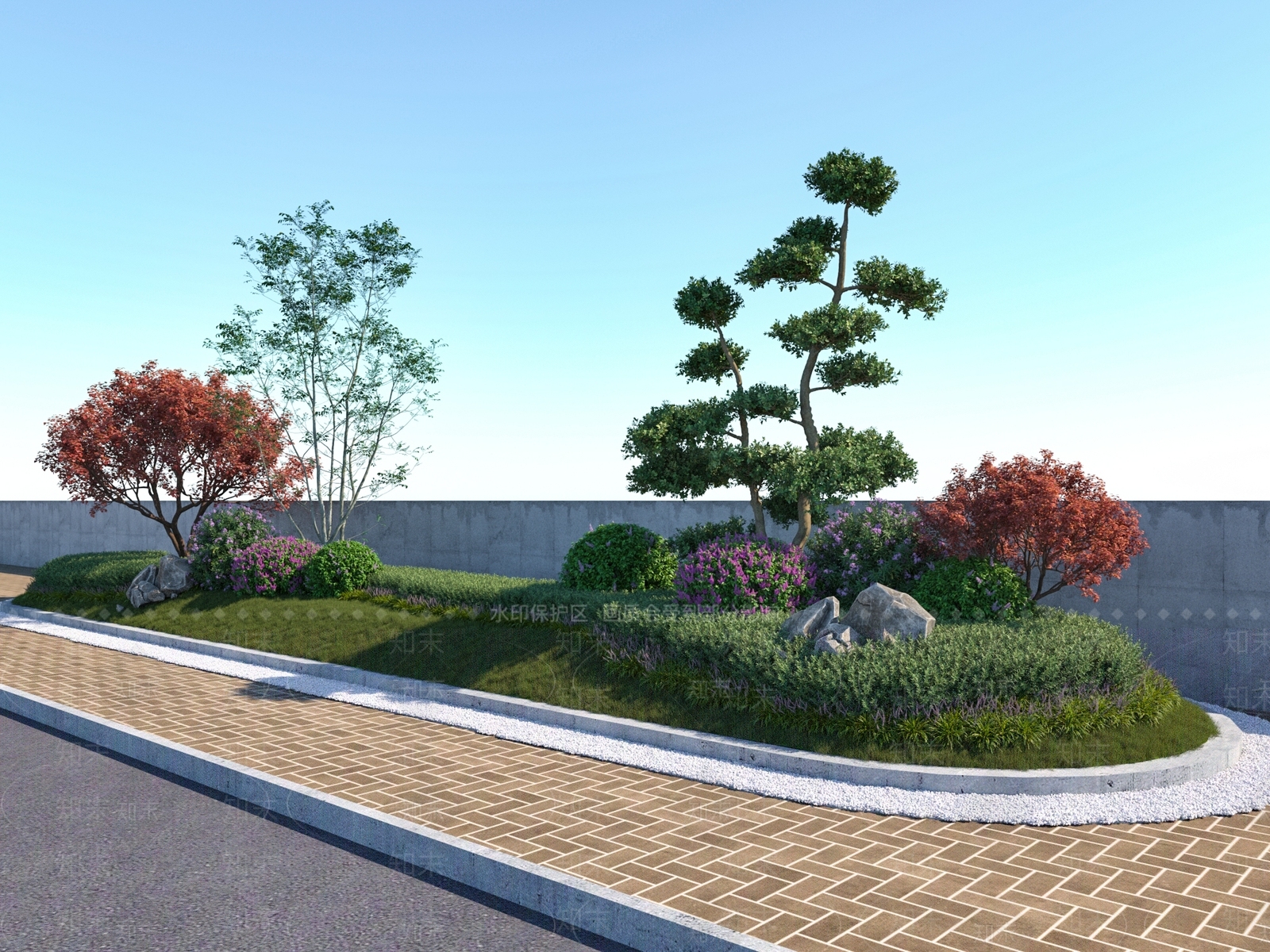 花草花卉灌木球3D模型下载【ID:1141715458】