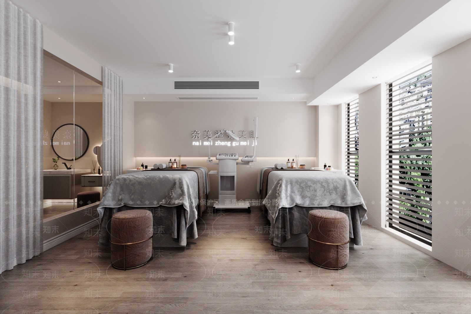现代美容SPA店3D模型下载【ID:1141742421】