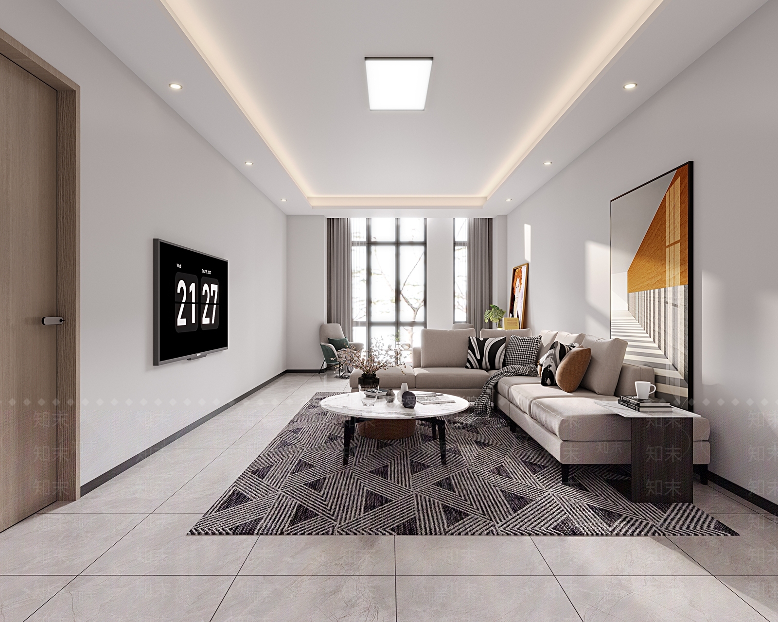 现代员工宿舍3D模型下载【ID:1141745802】