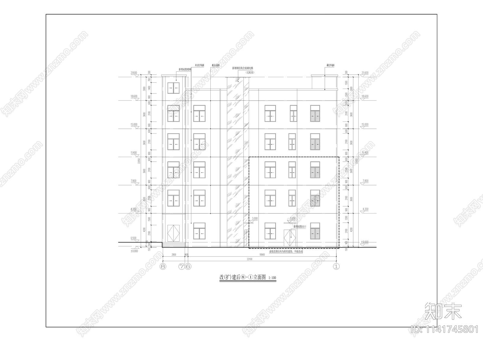 三合街道乌龙和四方塘小区建筑景观改造cad施工图下载【ID:1141745801】