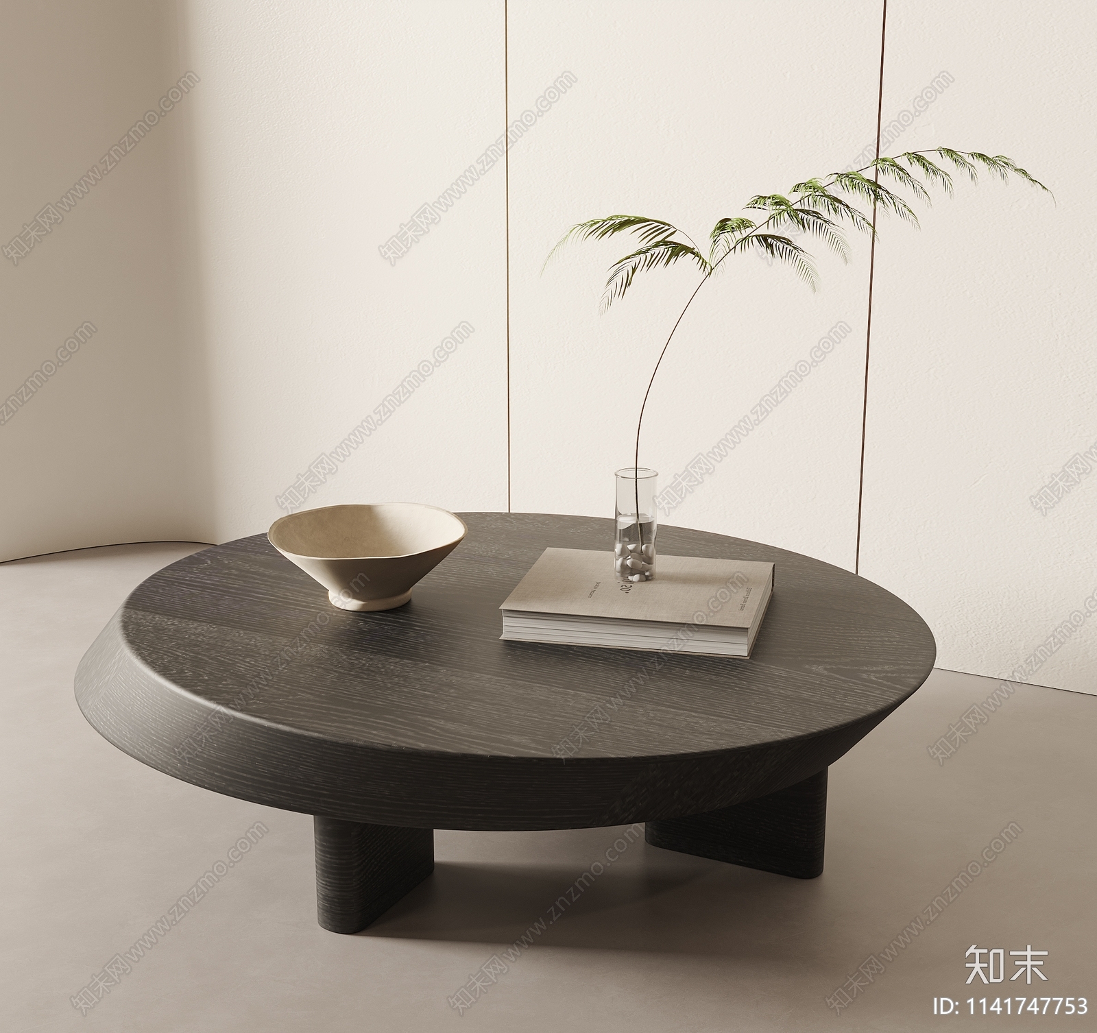 现代茶几3D模型下载【ID:1141747753】