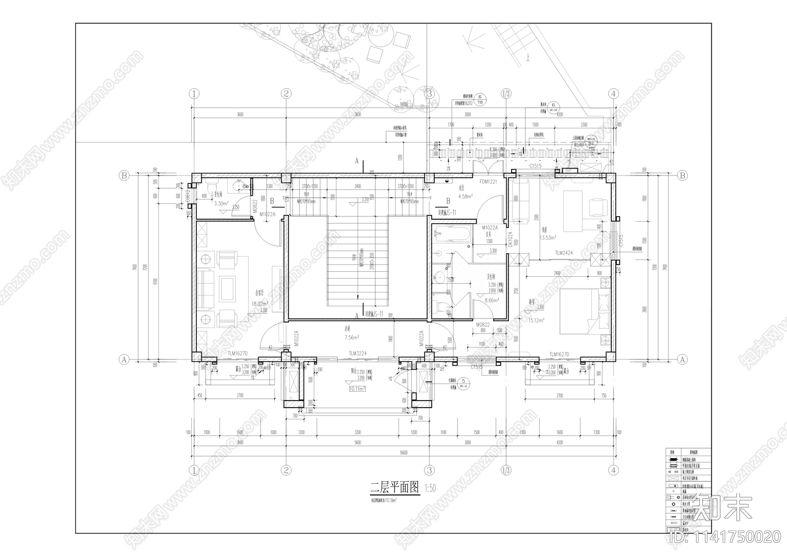 石壕小学建筑cad施工图下载【ID:1141750020】