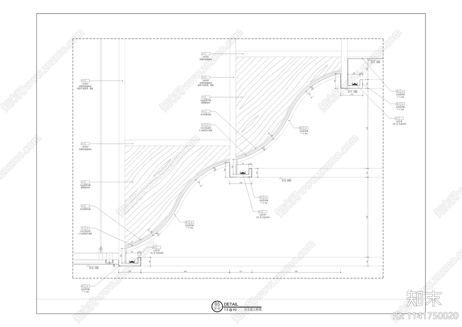 石壕小学建筑cad施工图下载【ID:1141750020】