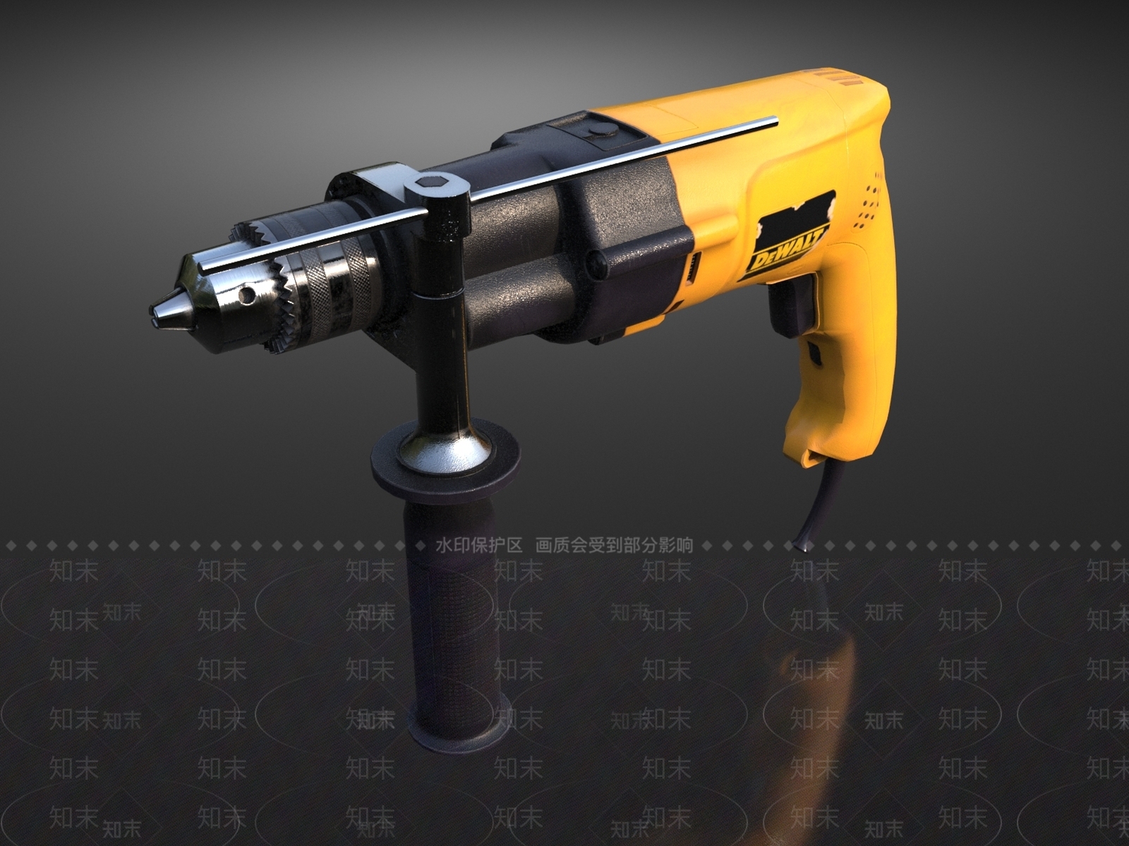 电钻3D模型下载【ID:1141756370】