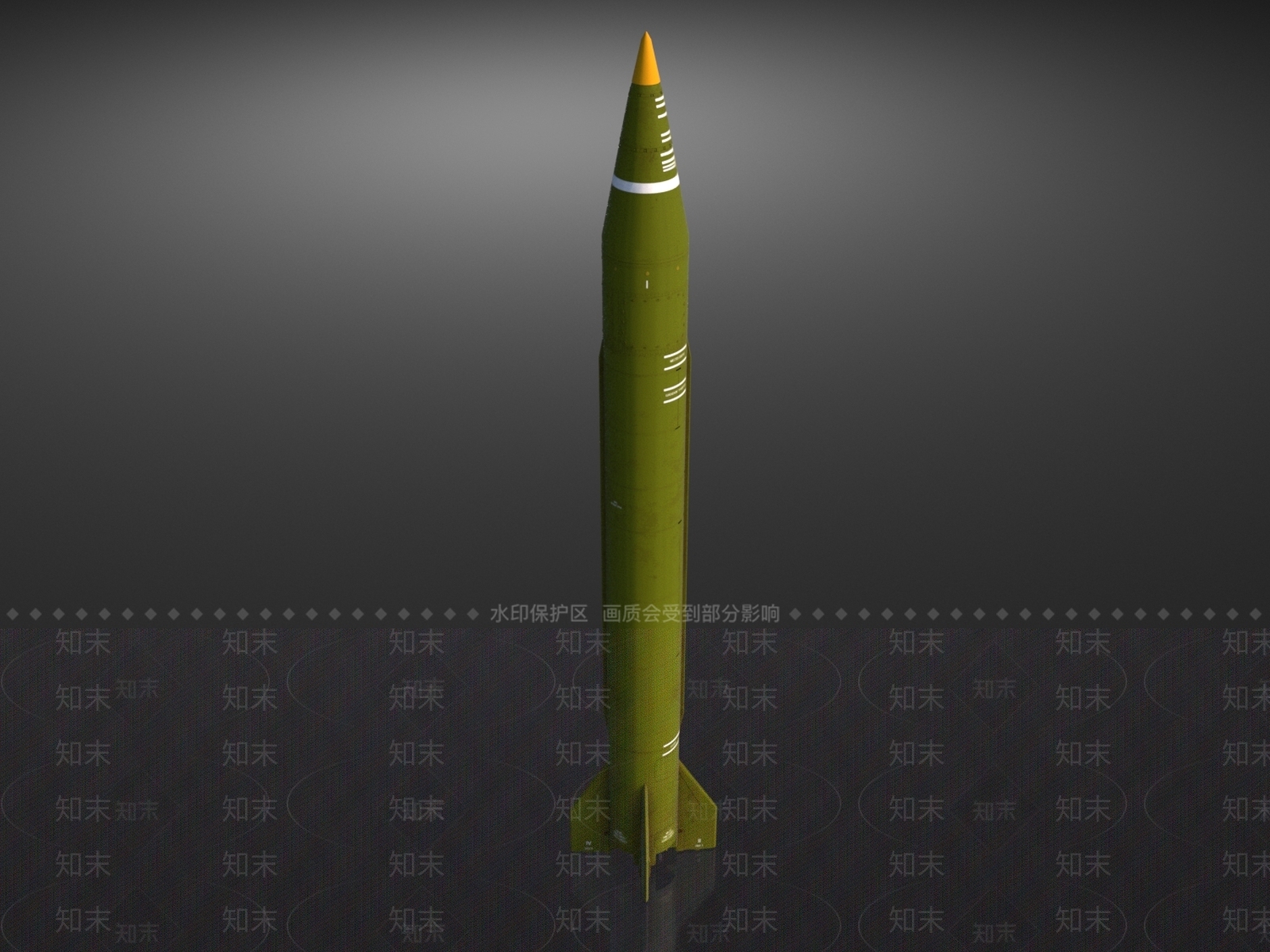 导弹3D模型下载【ID:1141761878】