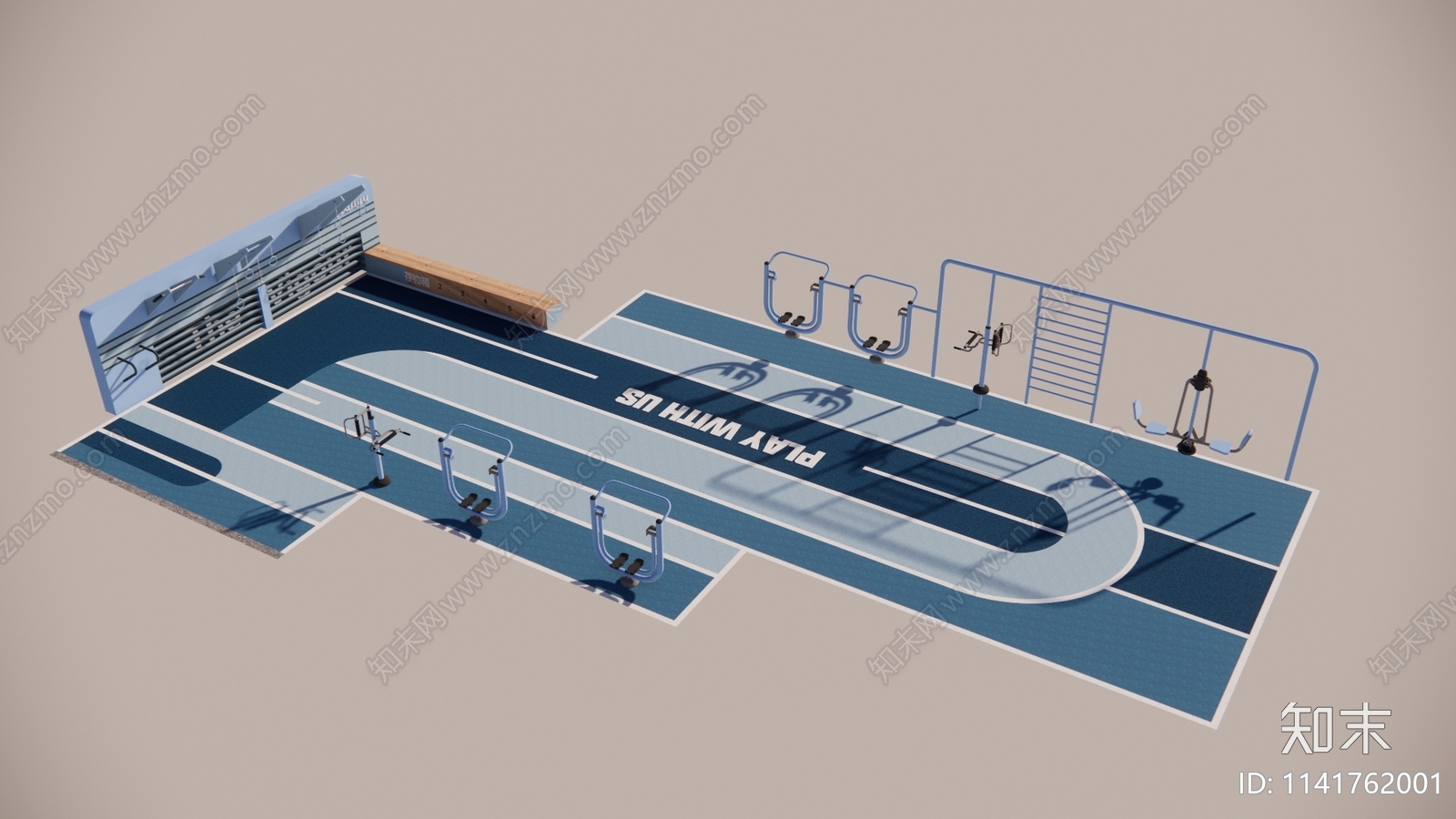 健身器材SU模型下载【ID:1141762001】