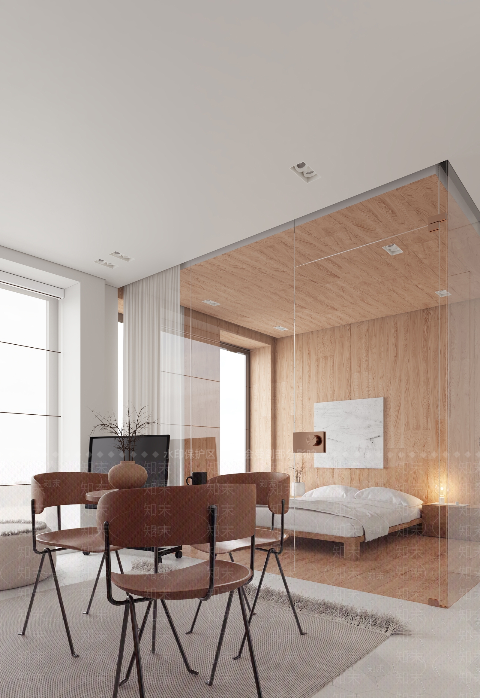 现代公寓餐厅3D模型下载【ID:1141762698】