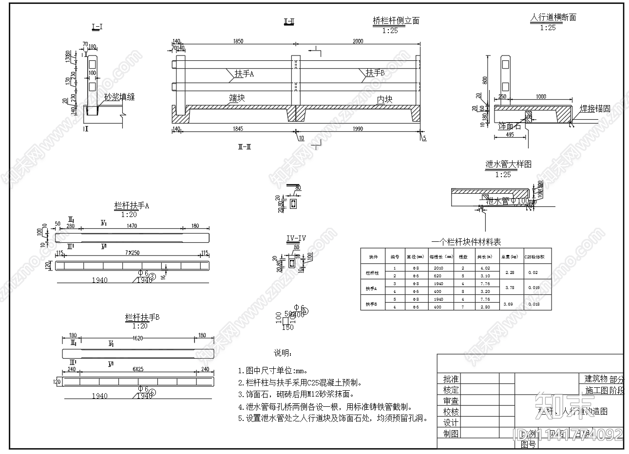 空心板交通桥结构配筋cad施工图下载【ID:1141774092】