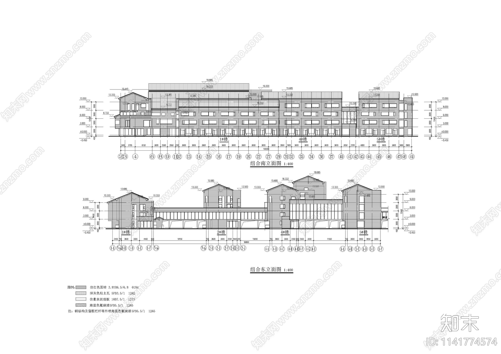 老年公寓建筑施工图下载【ID:1141774574】