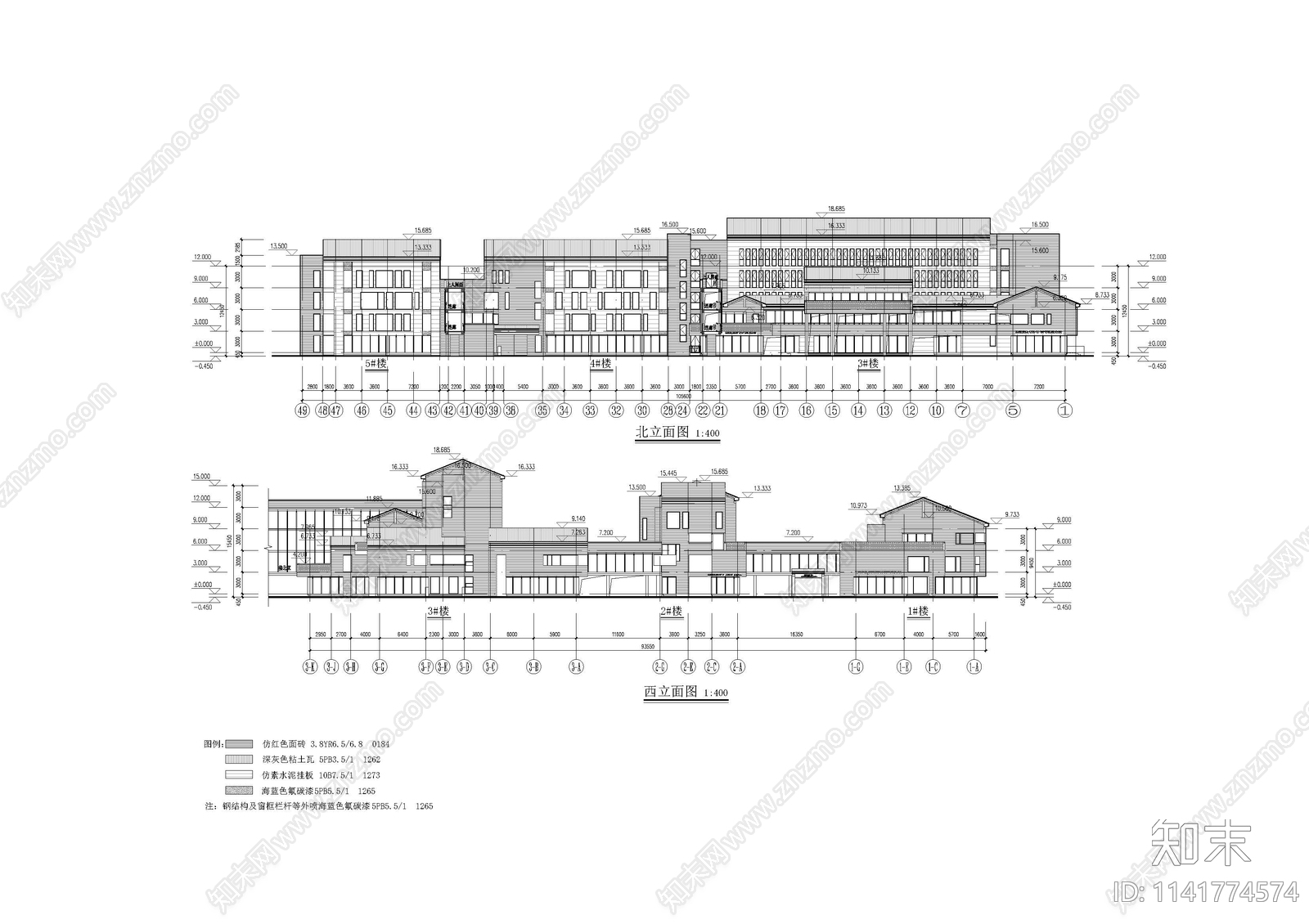 老年公寓建筑施工图下载【ID:1141774574】