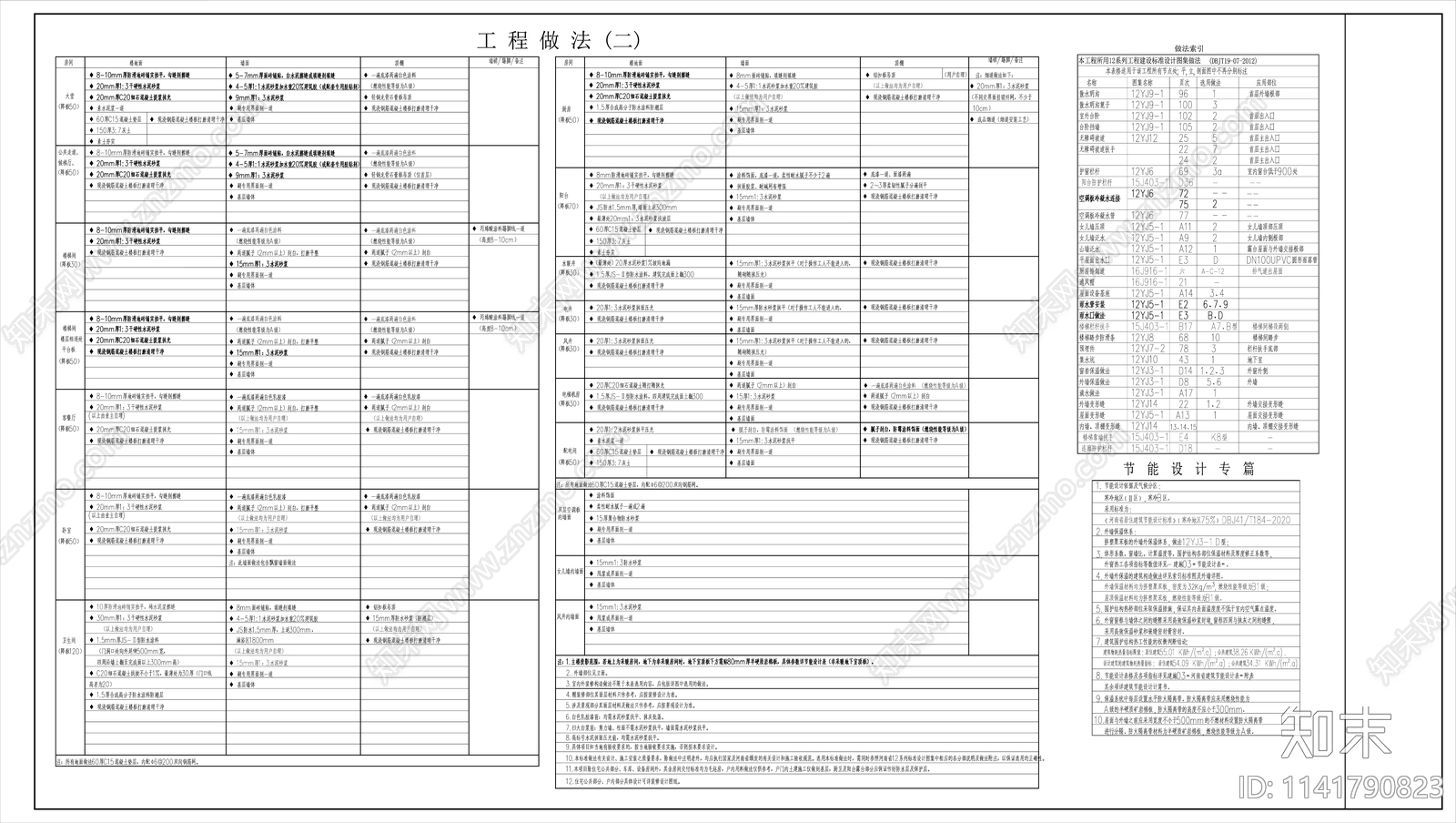 现代多层住宅楼建筑cad施工图下载【ID:1141790823】