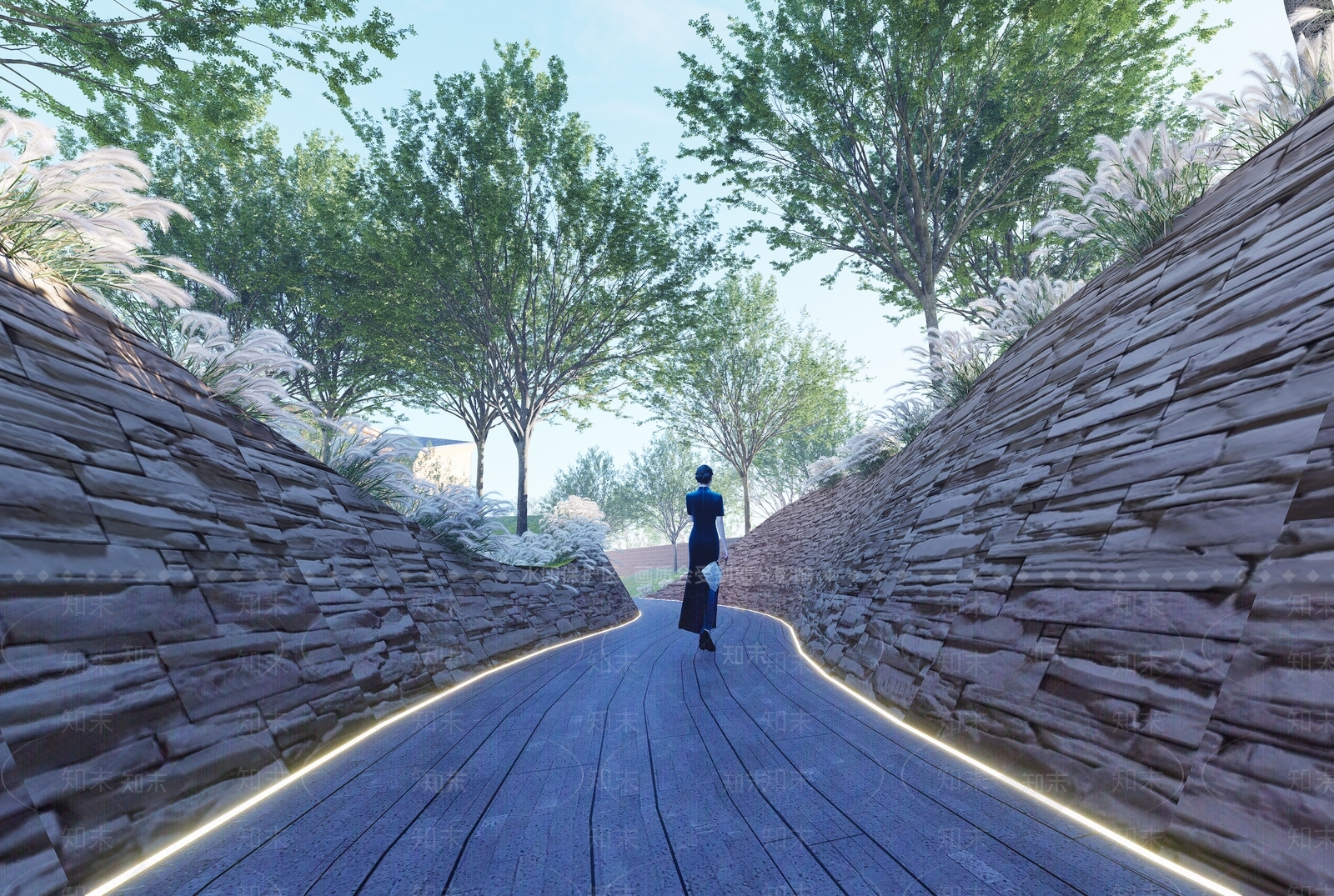 现代游客接待中心SU模型下载【ID:1141796730】