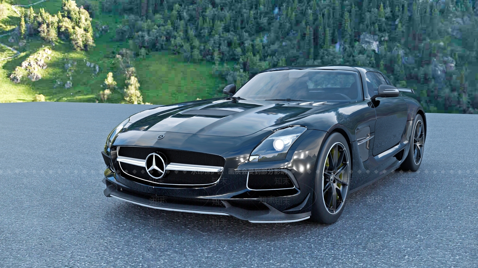 奔驰跑车SU模型下载【ID:1141801296】