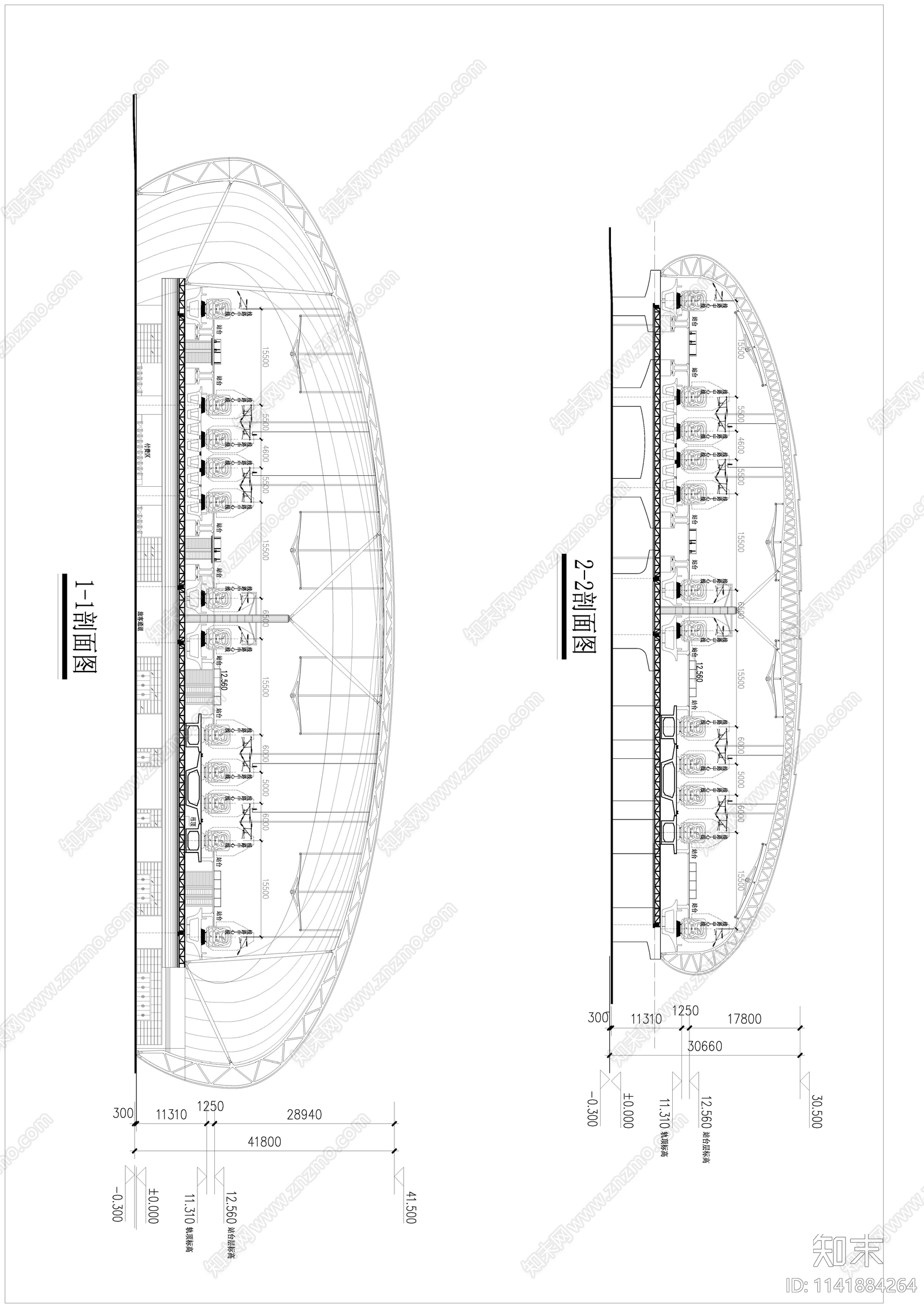 昆山南站高铁客运站建筑扩初图施工图下载【ID:1141884264】