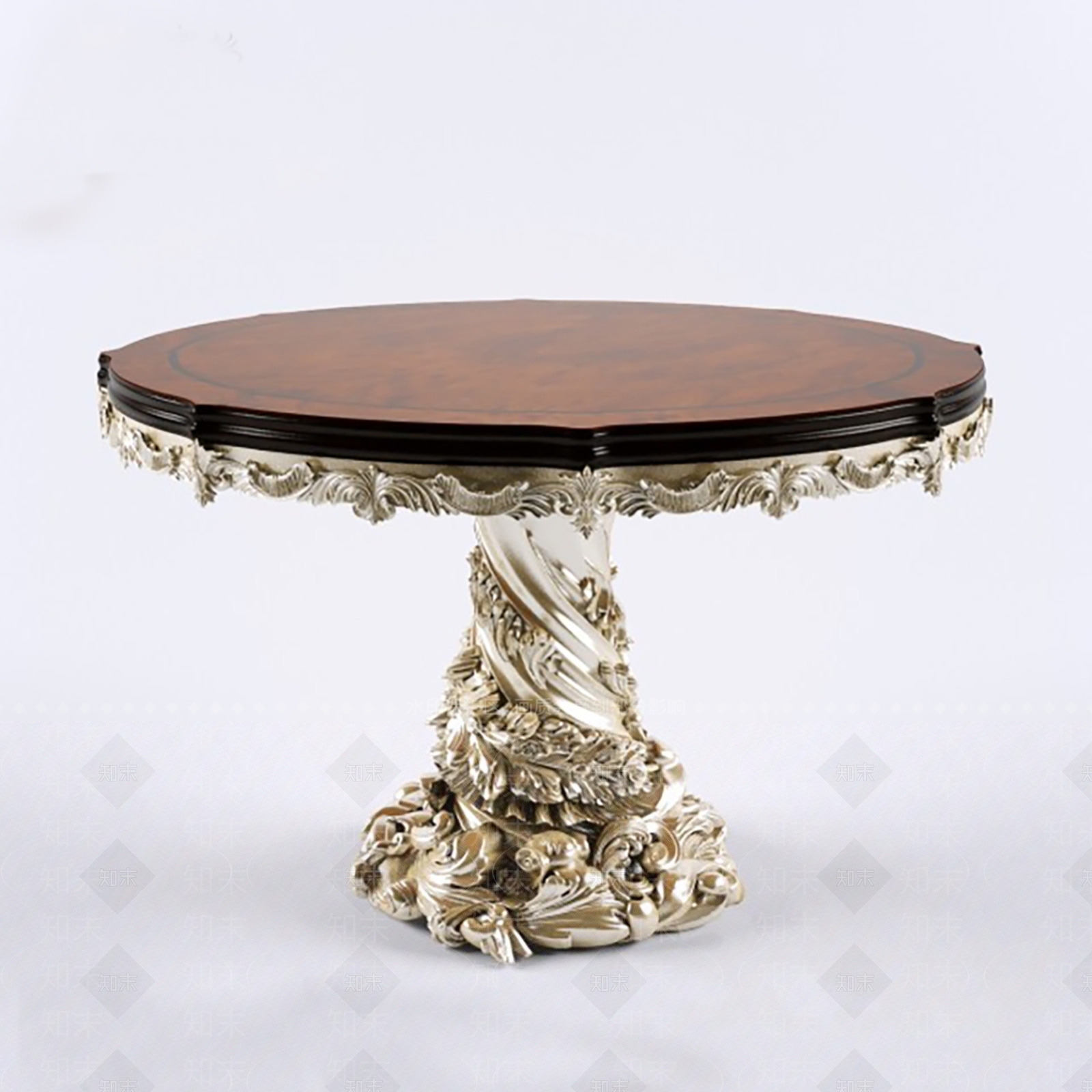 欧式古典餐桌SU模型下载【ID:1141807430】