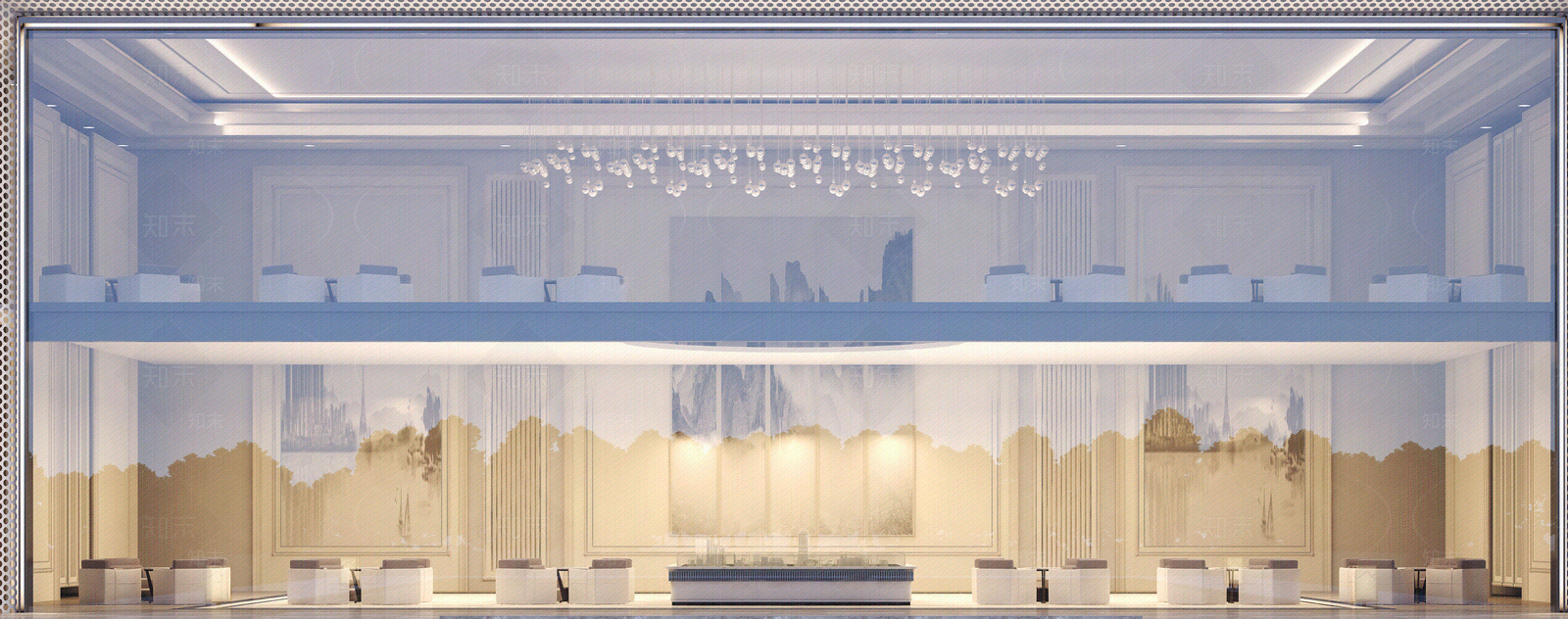 商业售楼处玻璃贴图贴图下载【ID:1141820815】