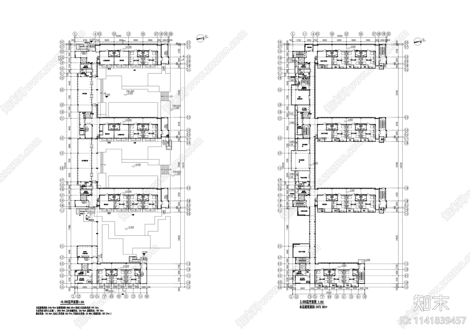 老年公寓建筑施工图下载【ID:1141839457】