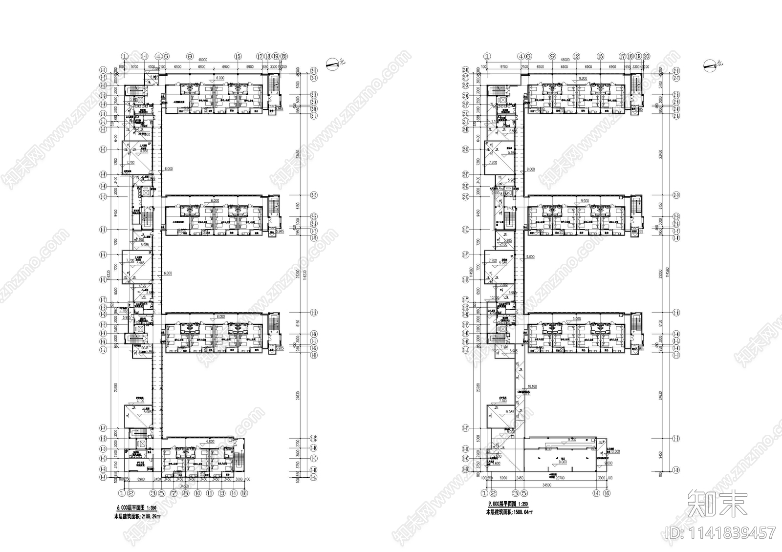 老年公寓建筑施工图下载【ID:1141839457】