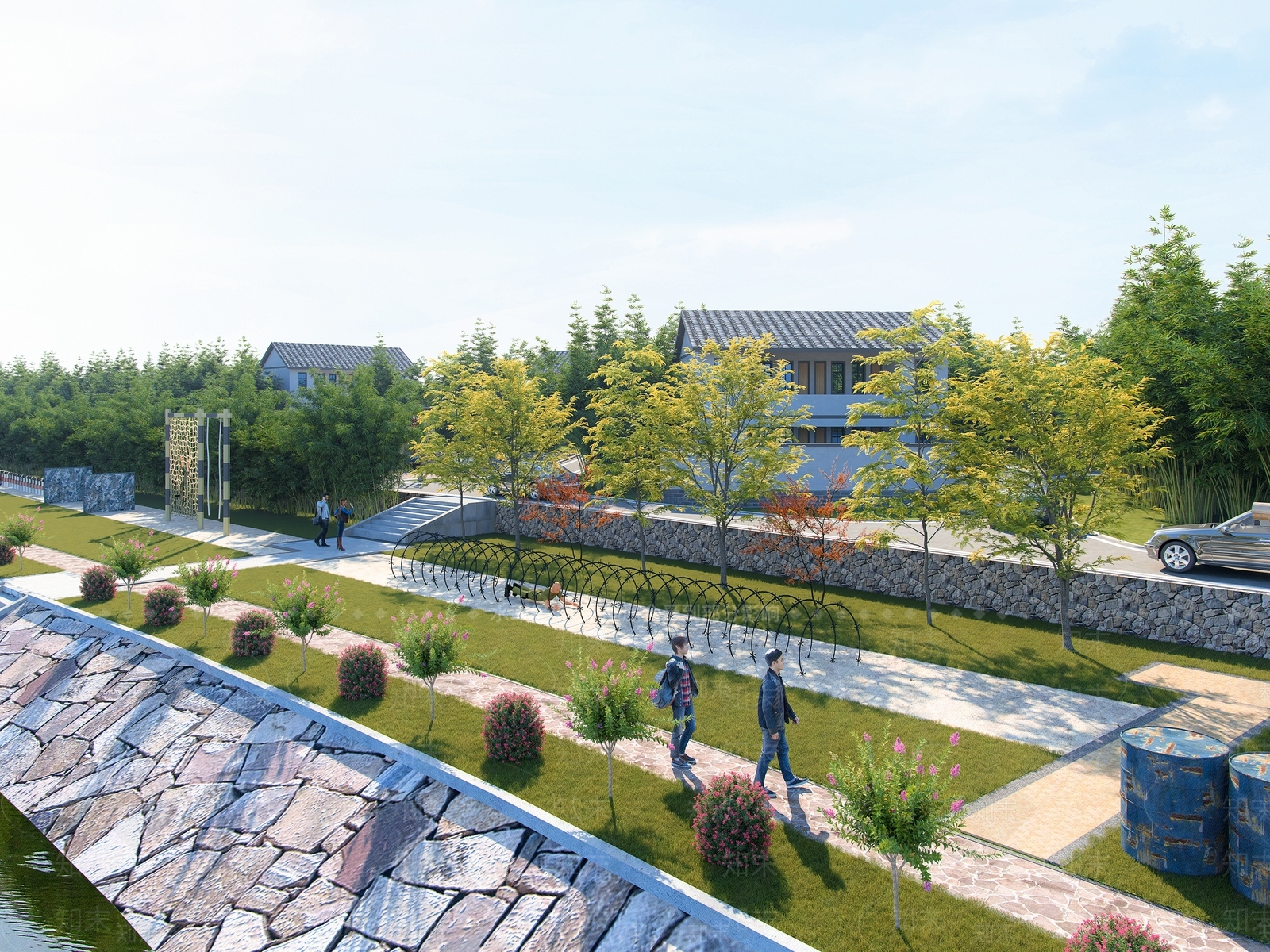 现代军事主题公园3D模型下载【ID:1141861517】