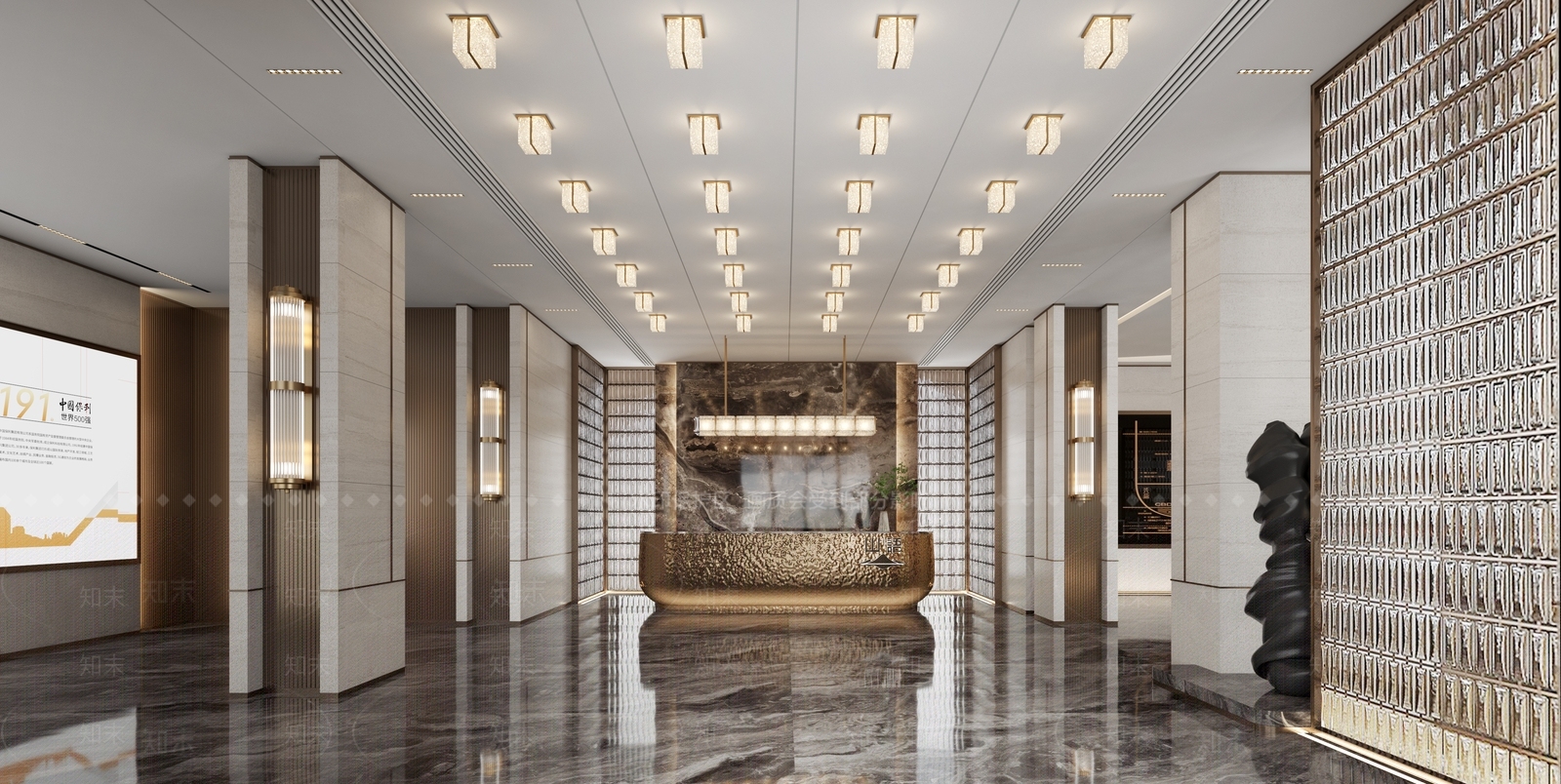 现代前台3D模型下载【ID:1141846481】