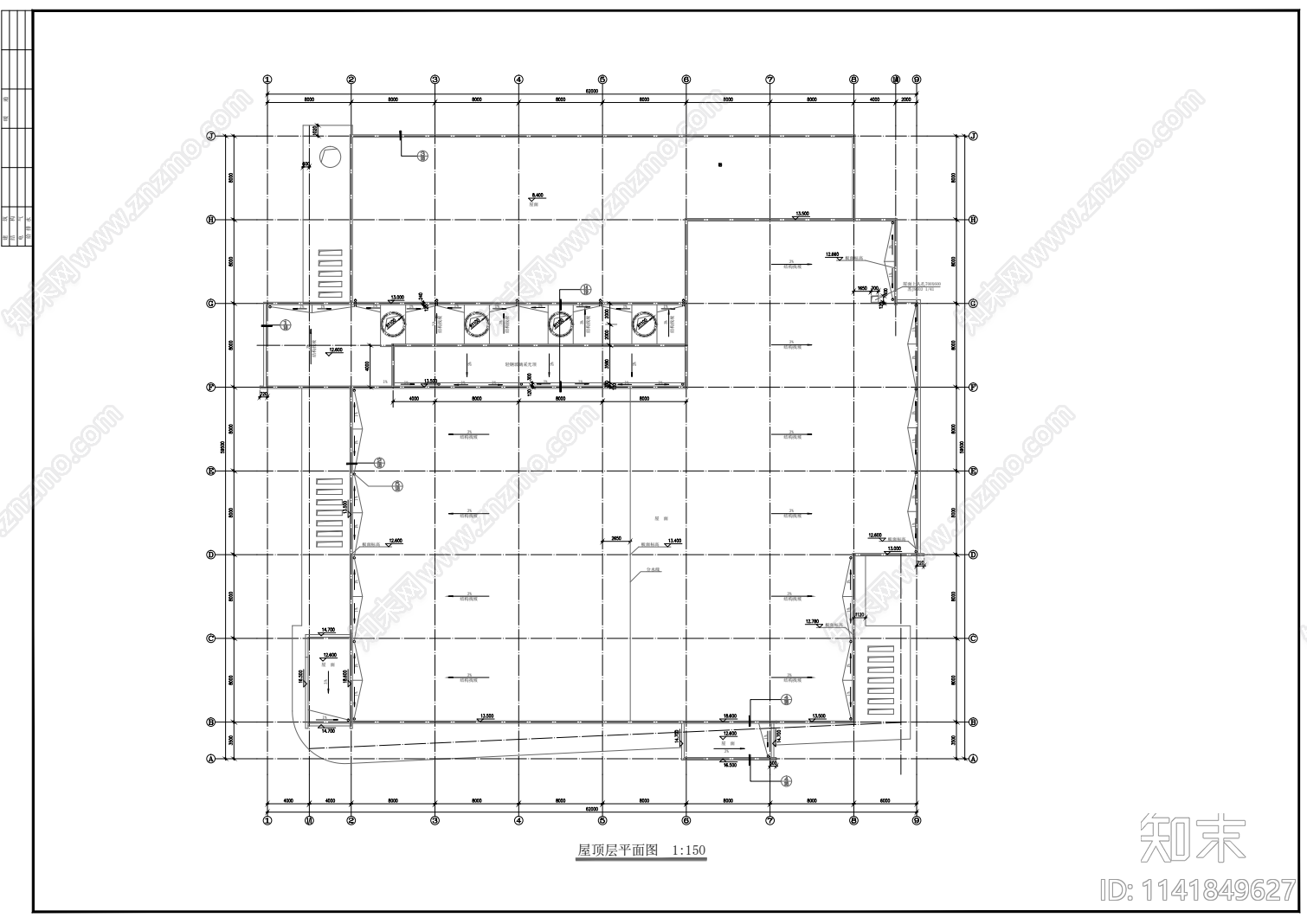 学校食堂建筑cad施工图下载【ID:1141849627】