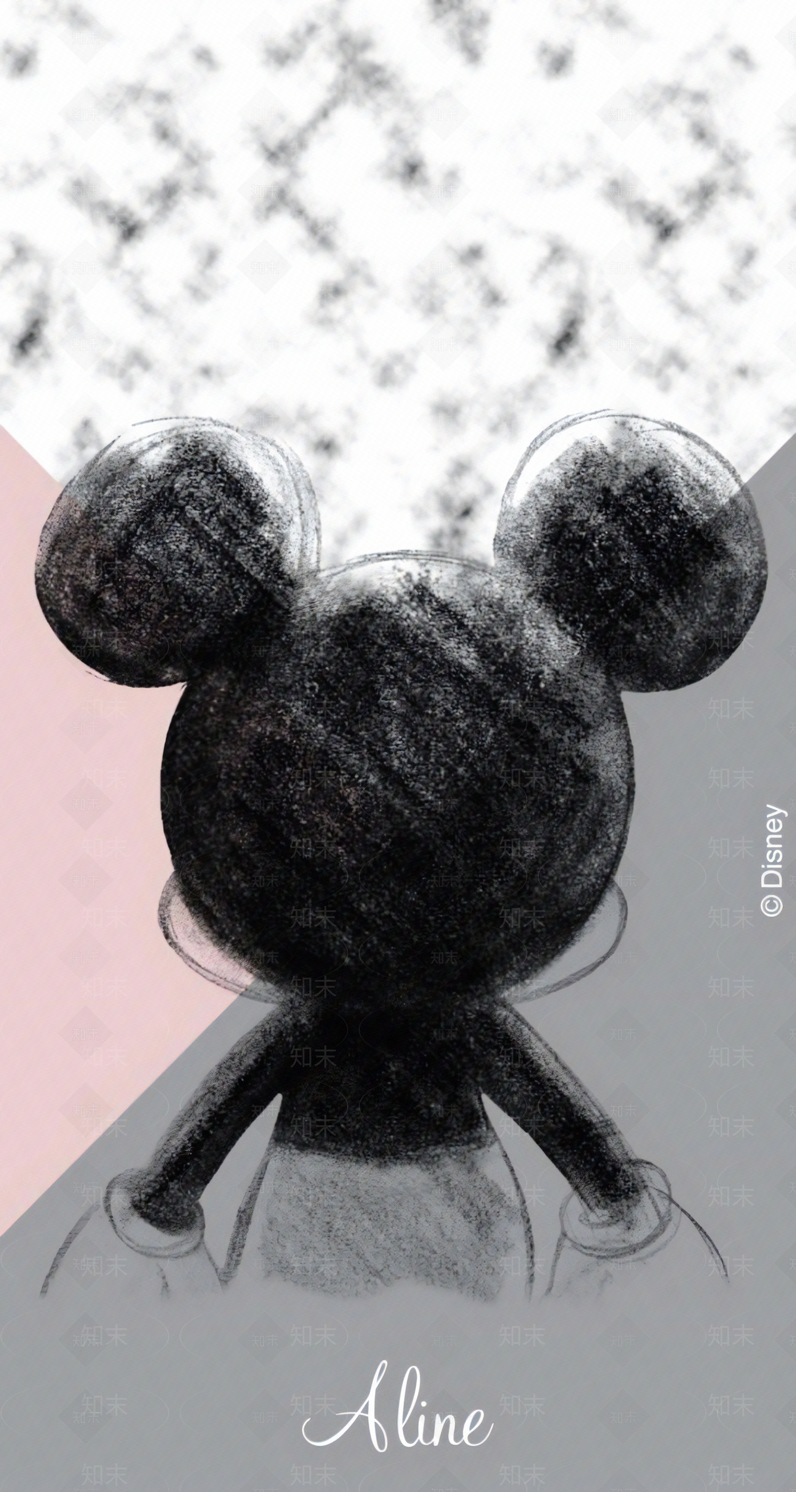 米奇卡通儿童壁纸壁画贴图下载【ID:1141852860】