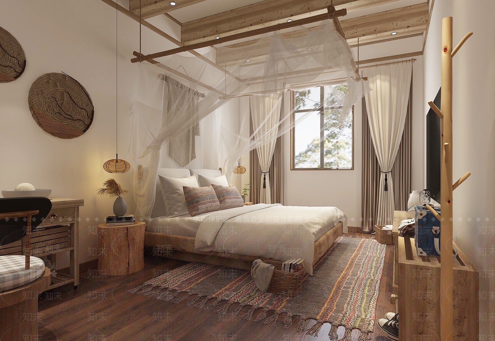 侘寂民宿3D模型下载【ID:1141854437】