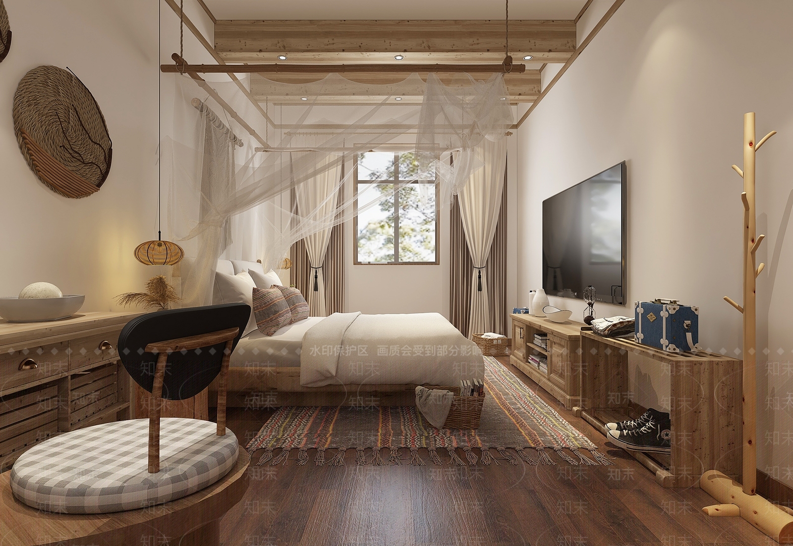 侘寂民宿3D模型下载【ID:1141854437】