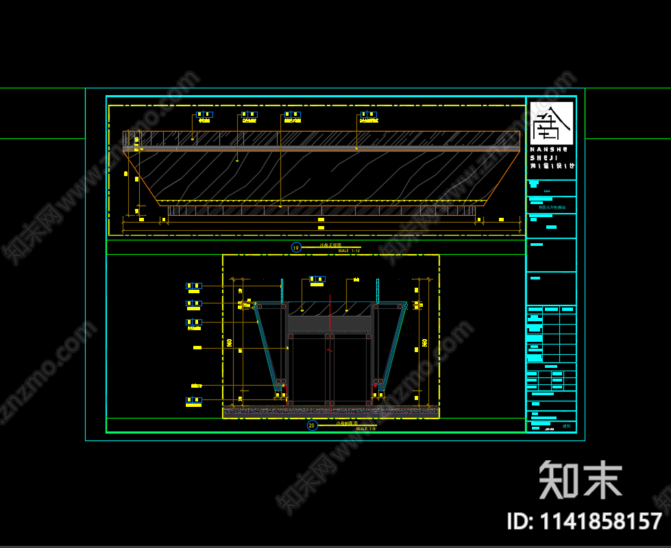 林溪风华售楼部室内全套cad施工图下载【ID:1141858157】