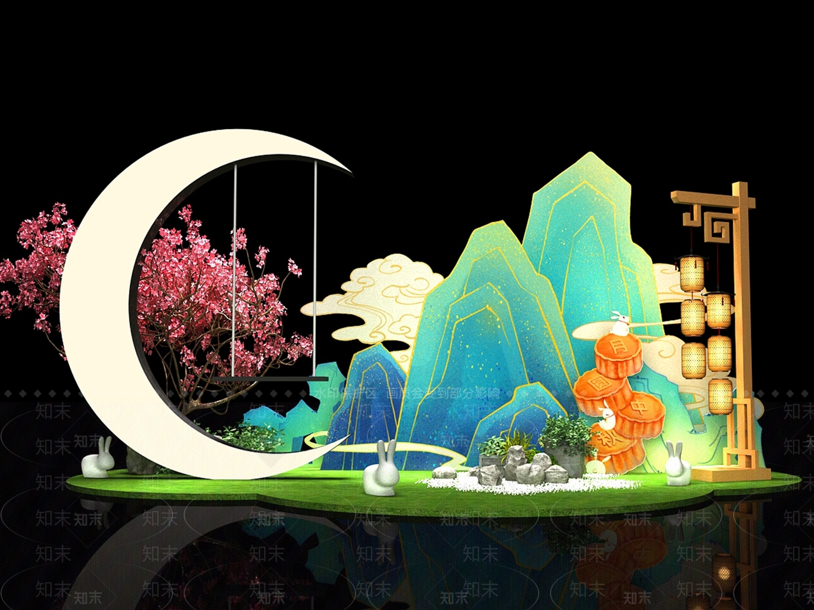 美陈3D模型精品下载_3dmax模型_知末网