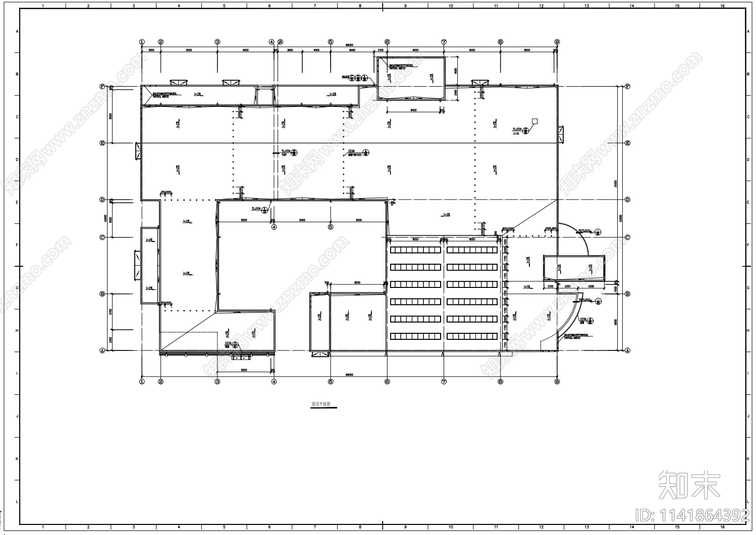 学校食堂建筑cad施工图下载【ID:1141864392】