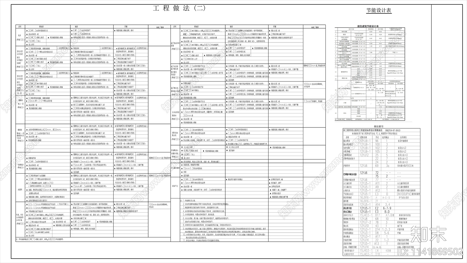 现代高层住宅楼建筑施工图下载【ID:1141869502】