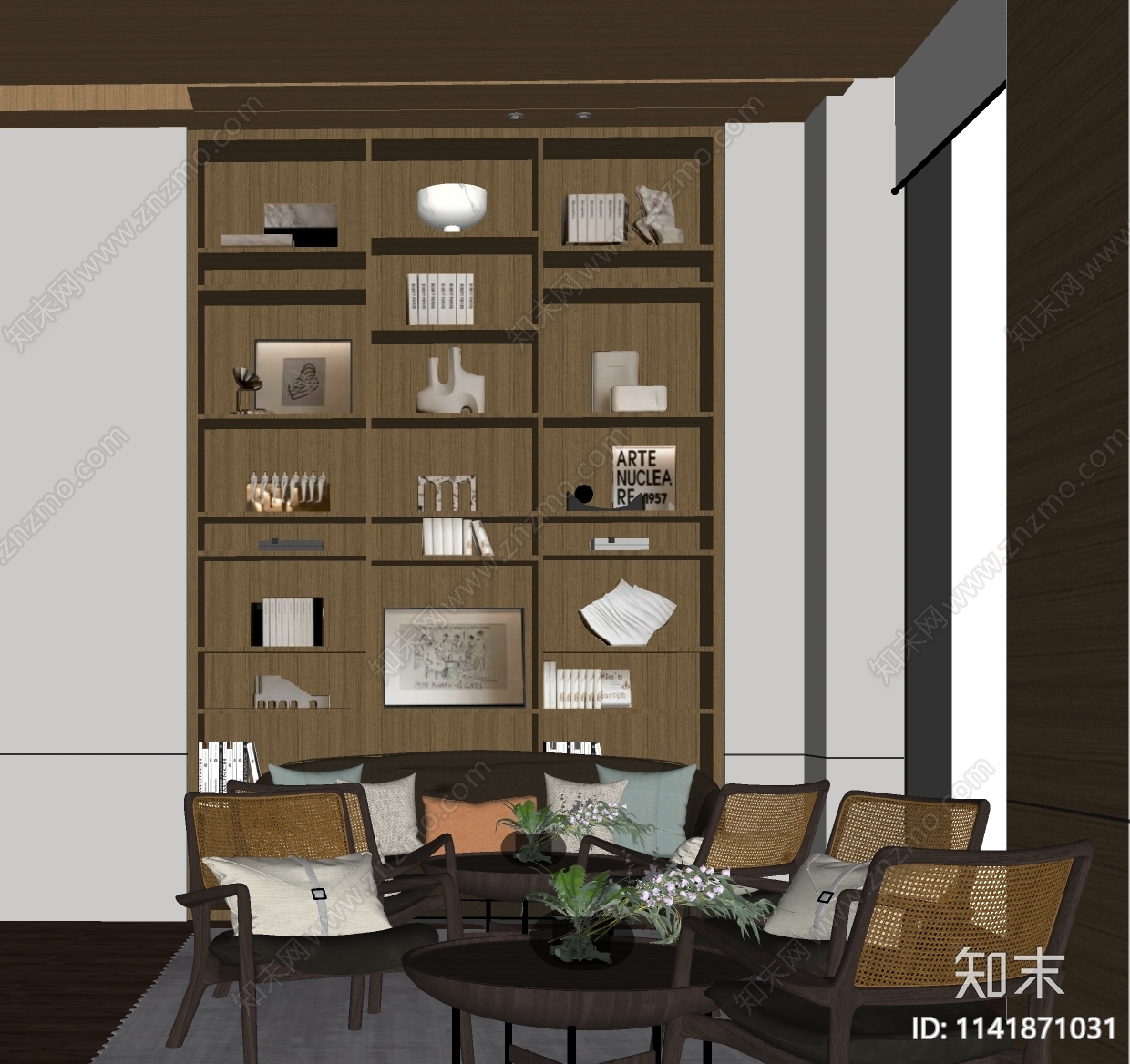 现代售楼处SU模型下载【ID:1141871031】