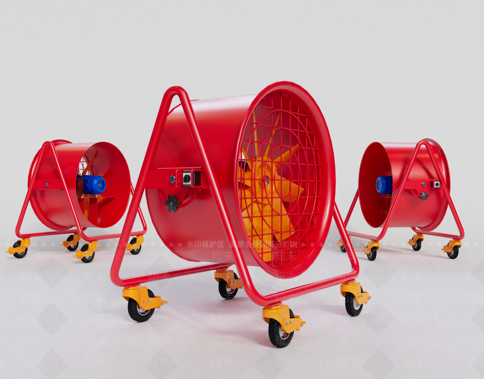 鼓风机SU模型下载【ID:1141874820】