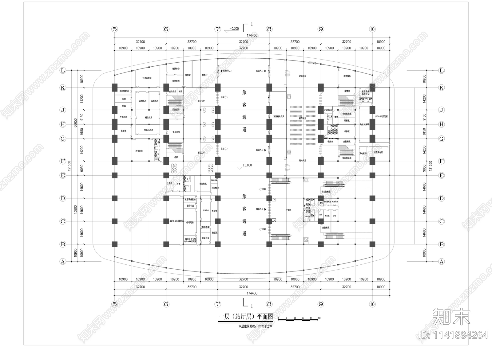 昆山南站高铁客运站建筑扩初图施工图下载【ID:1141884264】