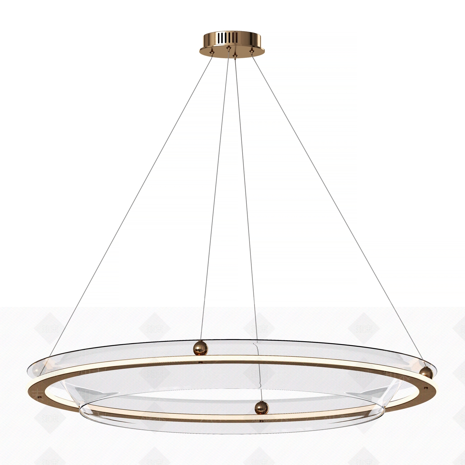 现代轻奢吊灯3D模型下载【ID:1141903887】_知末3d模型网