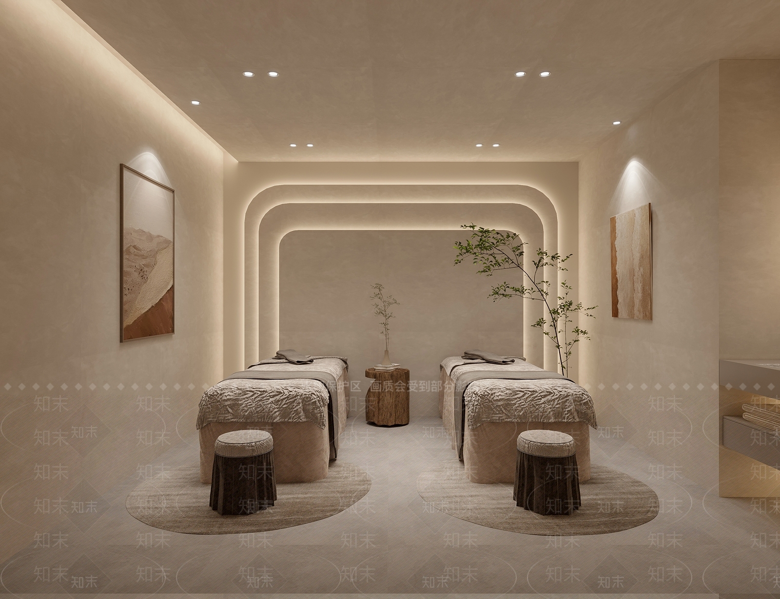 美容院3D模型精品下载_3dmax模型_知末网