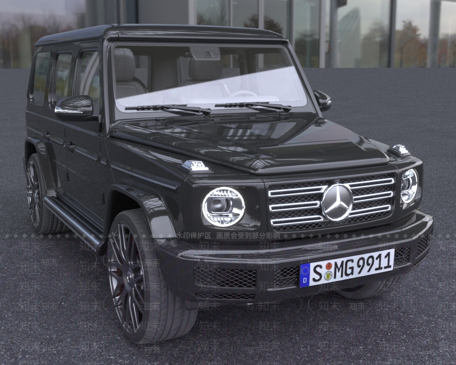 2023款奔驰AMGg63汽车SUV3D模型下载【ID:1156966916】