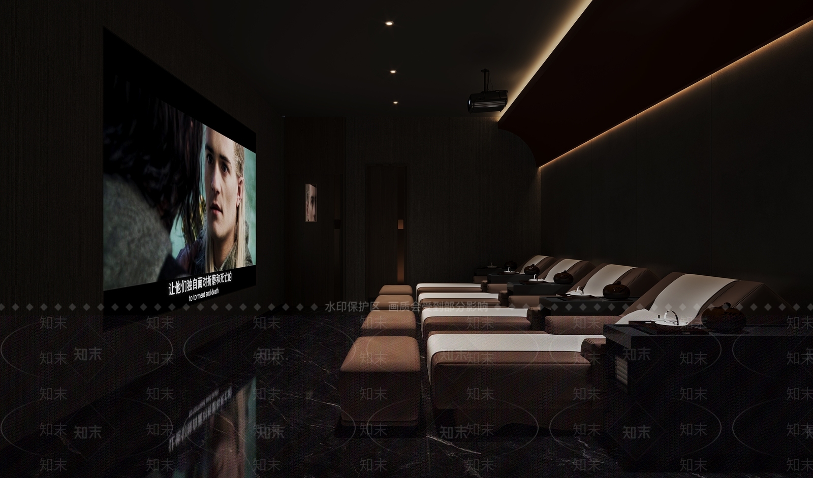 现代足浴包厢3D模型下载【ID:1141939908】