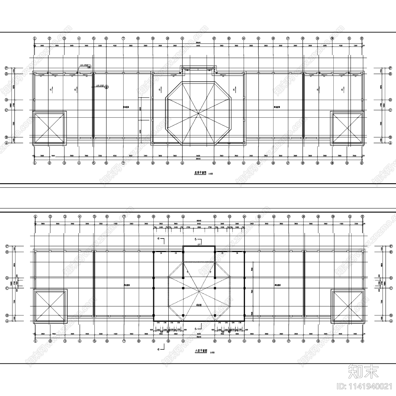 花卉研究中心欧式办公楼建筑改造cad施工图下载【ID:1141940021】