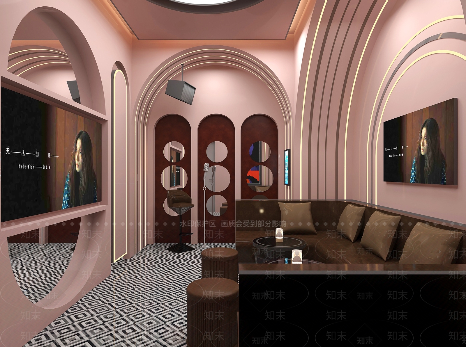 现代轰趴馆3D模型下载【ID:1141954412】_知末3d模型网