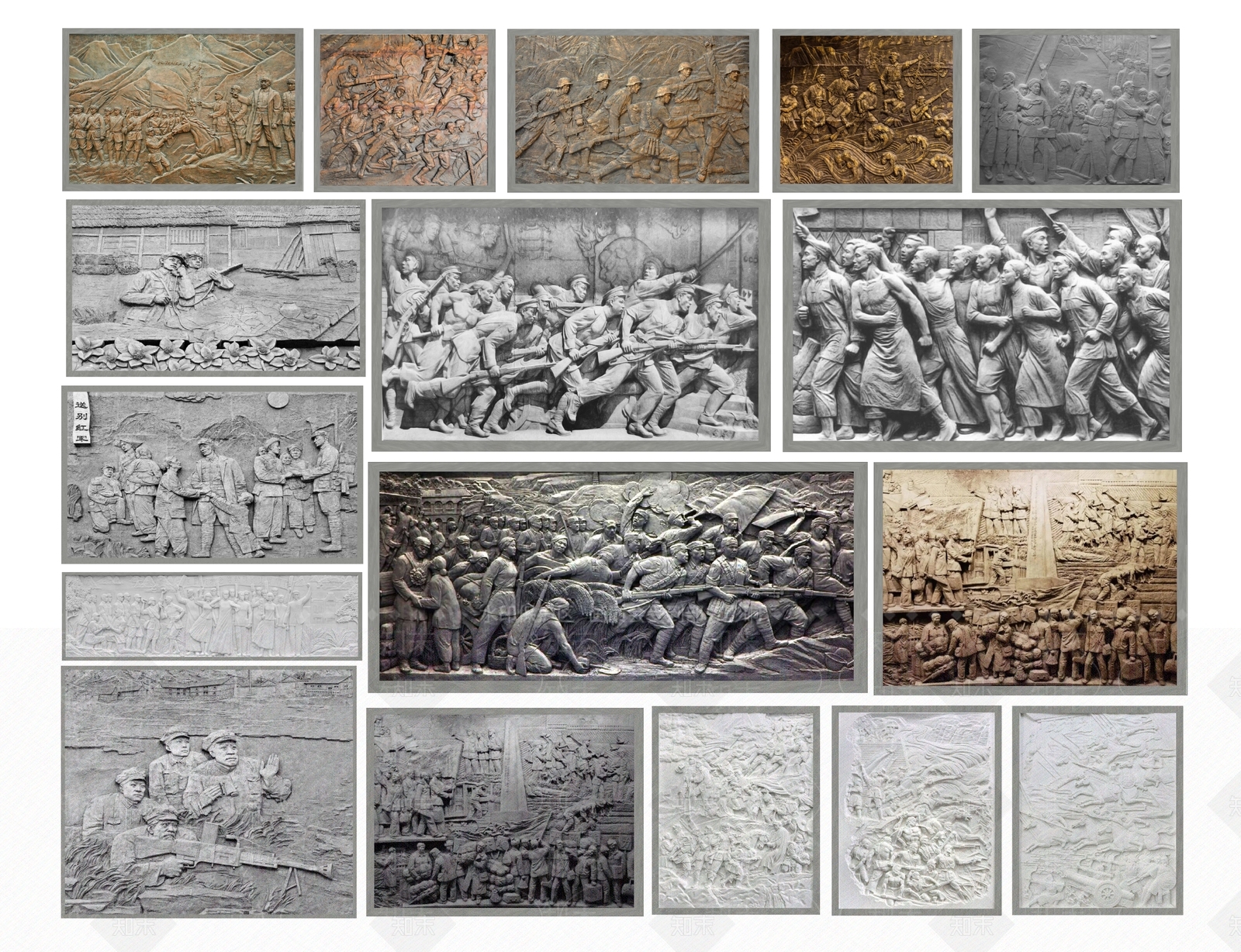 中式浮雕墙SU模型下载【ID:1142032791】