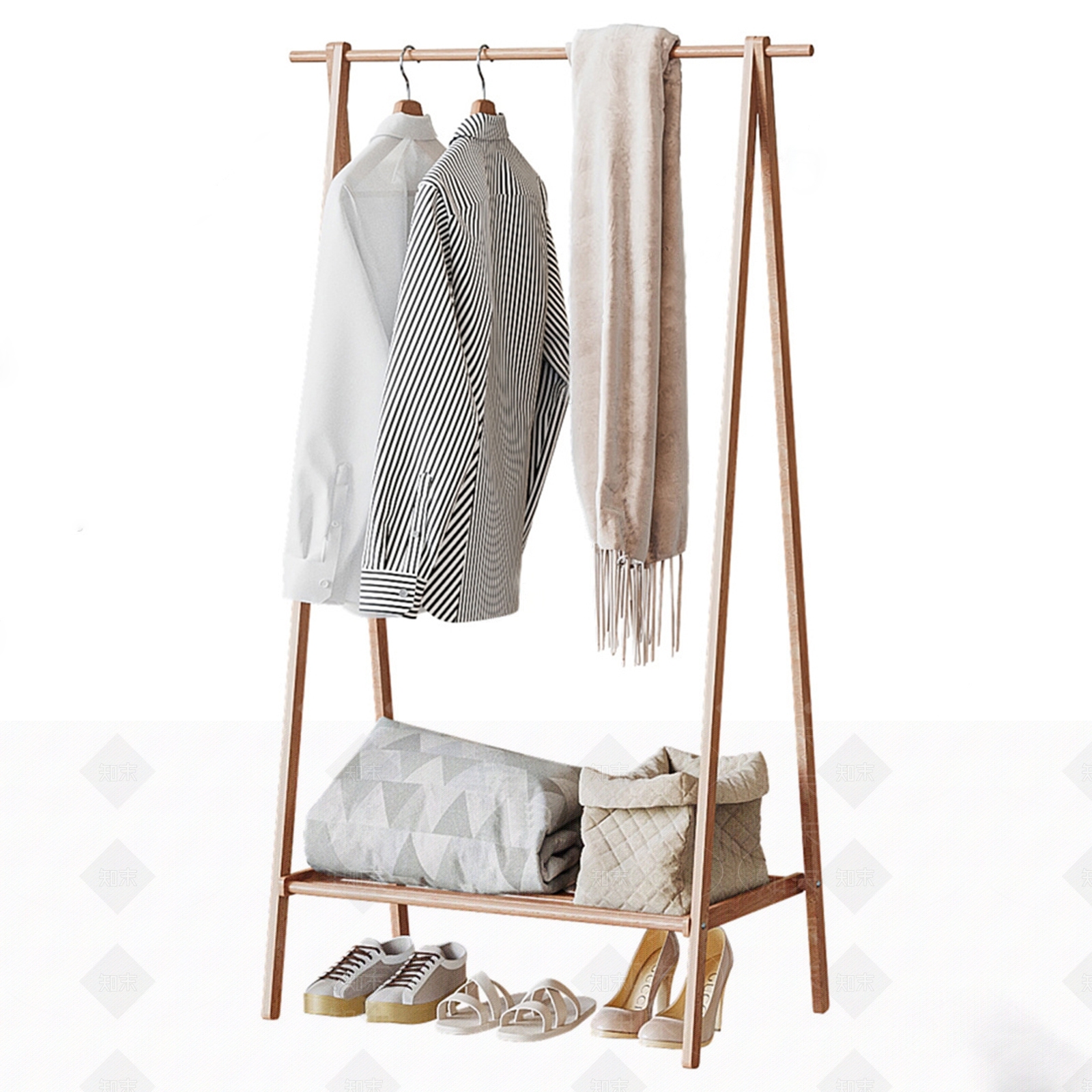 现代挂衣架SU模型下载【ID:1141960880】