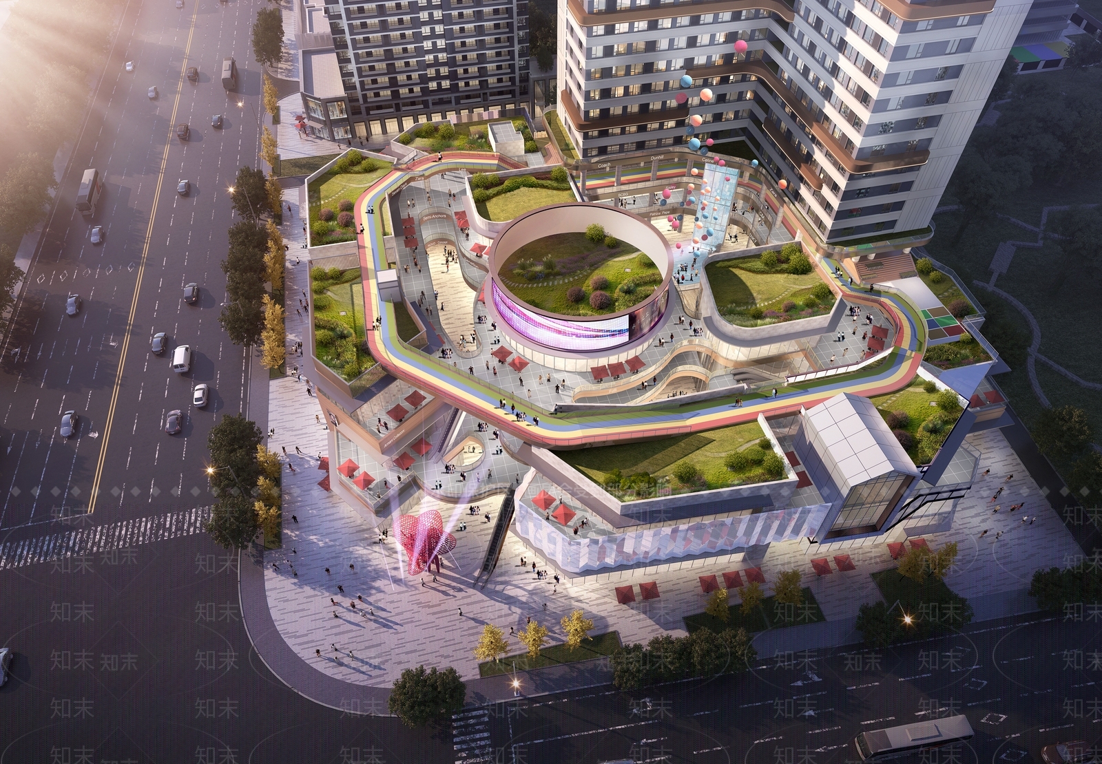 现代商业多层SU模型下载【ID:1141964725】