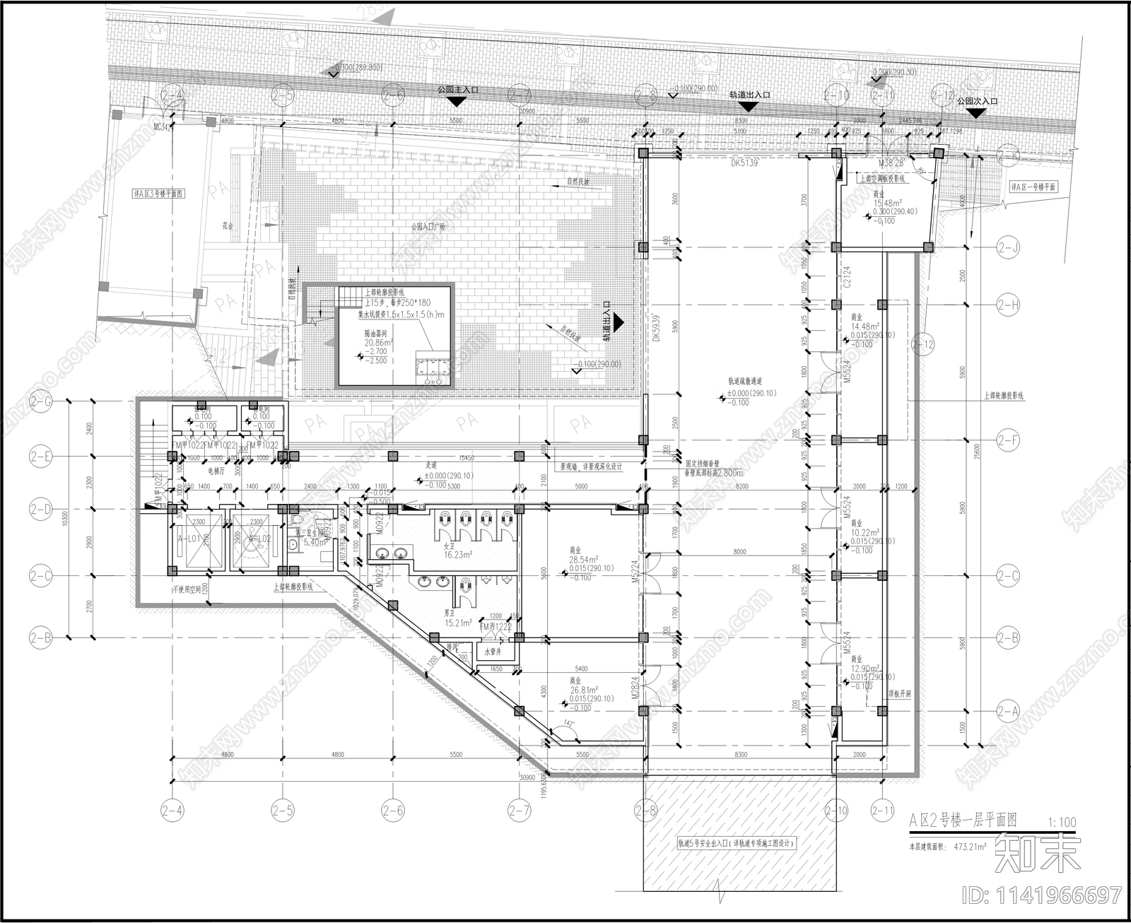 枇杷山老街区住宅建筑改造cad施工图下载【ID:1141966697】