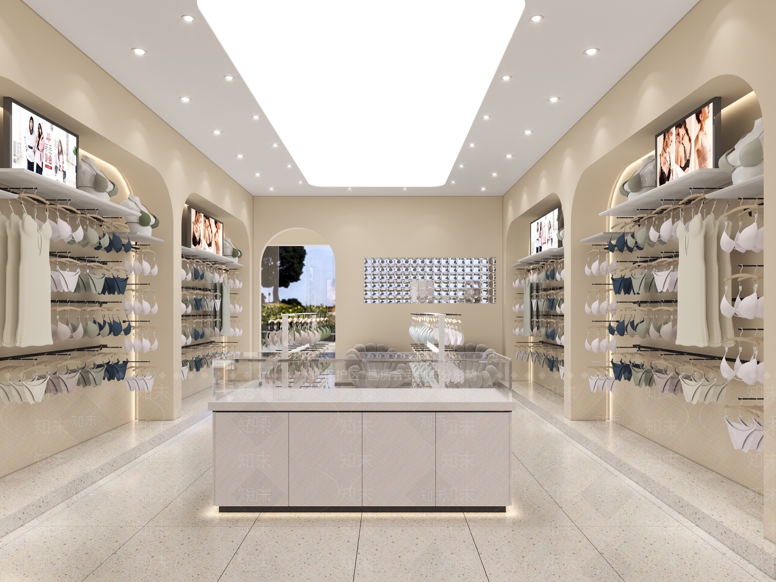现代服装店3D模型下载【ID:1141965951】